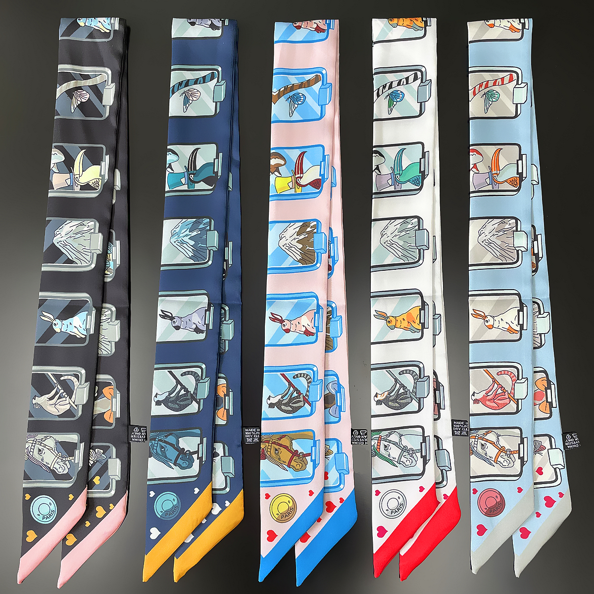 Head Wrap Turban - Brand Design Twill 100% Silk Scarf