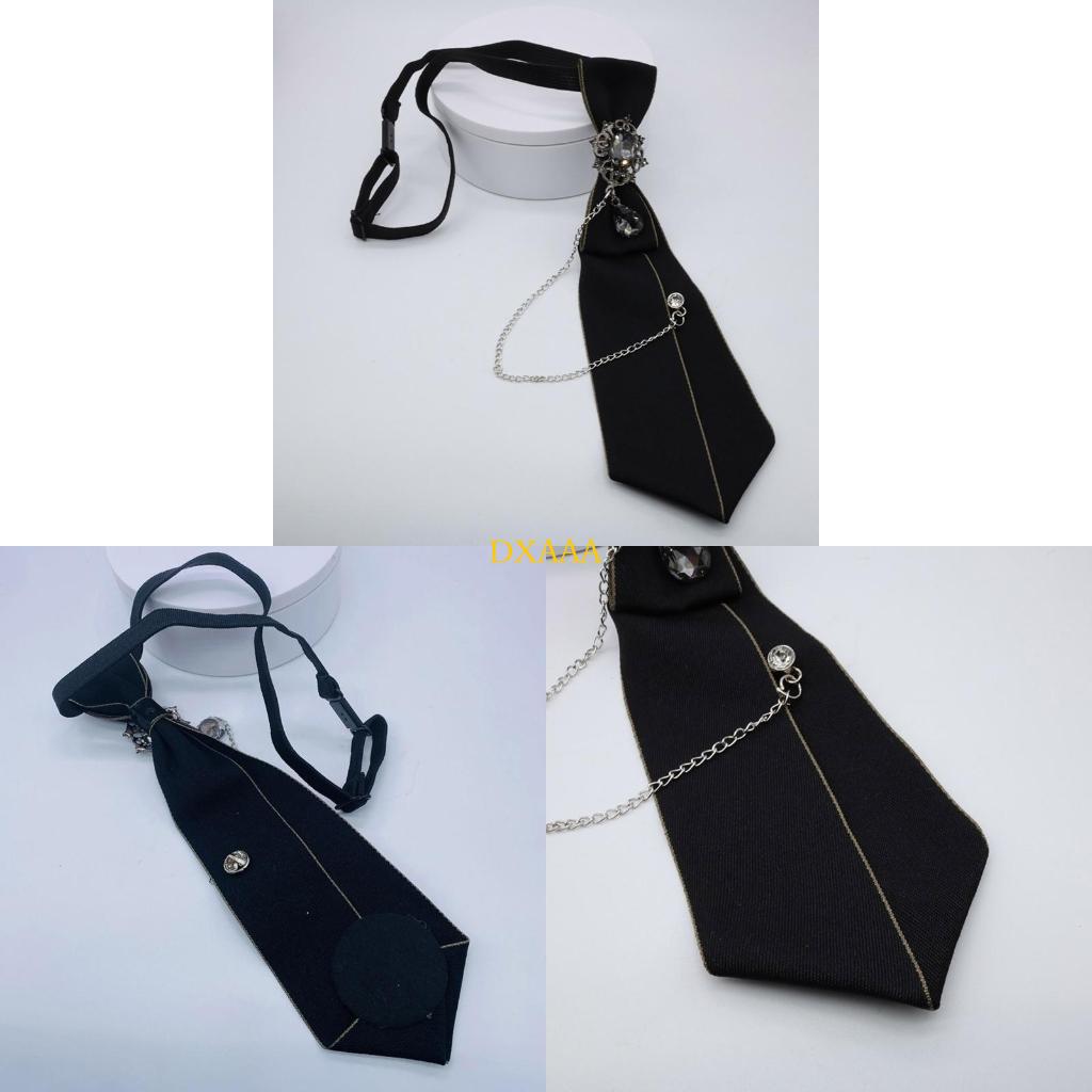 DXAA Women Gothic Tie Uniform  - Bow Tie Pre Tied reseña y precio
