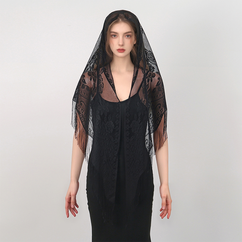 New Embroidery Lace Scarf Shaw - Stole Wedding Shawl reseña y precio
