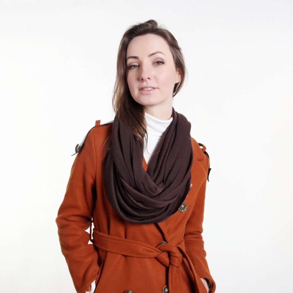 Fashion Solid Color Infinity S - Infinity Scarf Knit reseña y precio