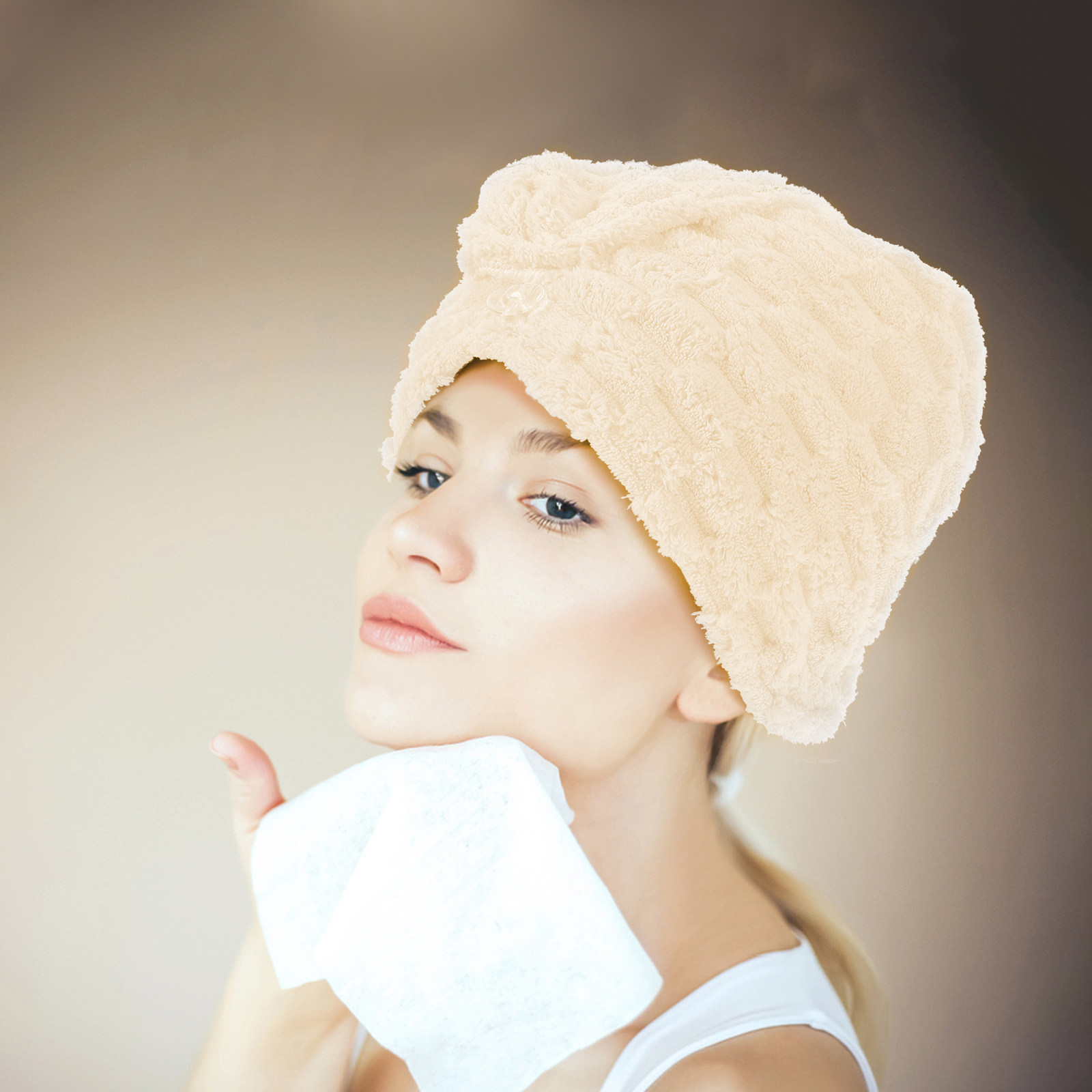 Extra Thick Hair Towel Wrap fo - Head Wrap Turban reseña y precio