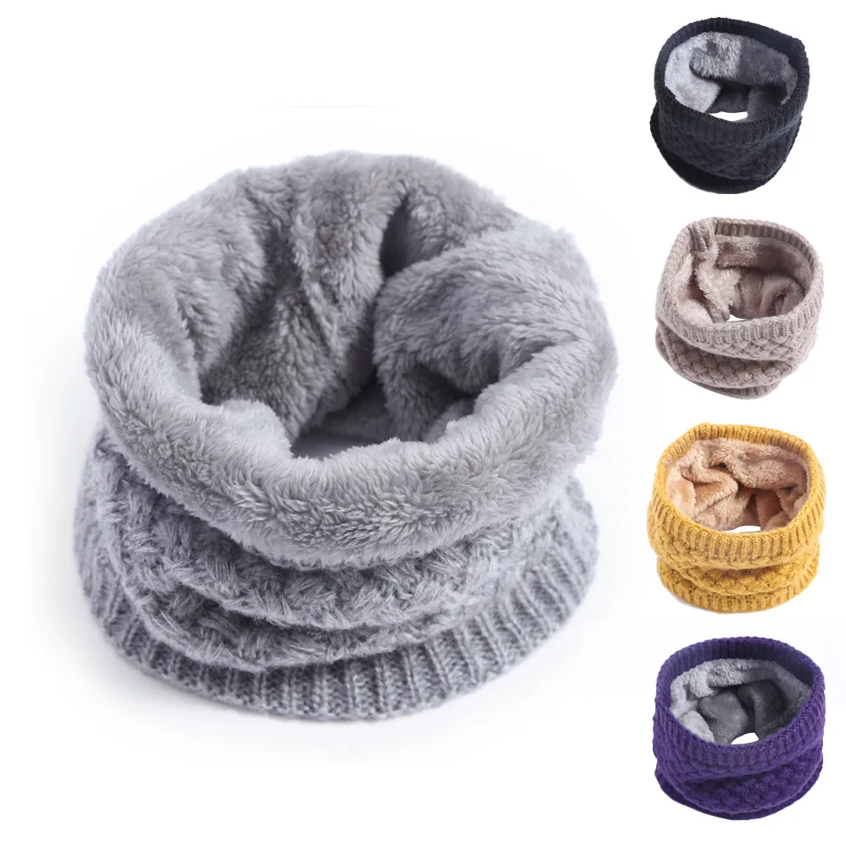 Kids Girls/Boys Winter Knitted - Infinity Scarf Knit reseña y precio
