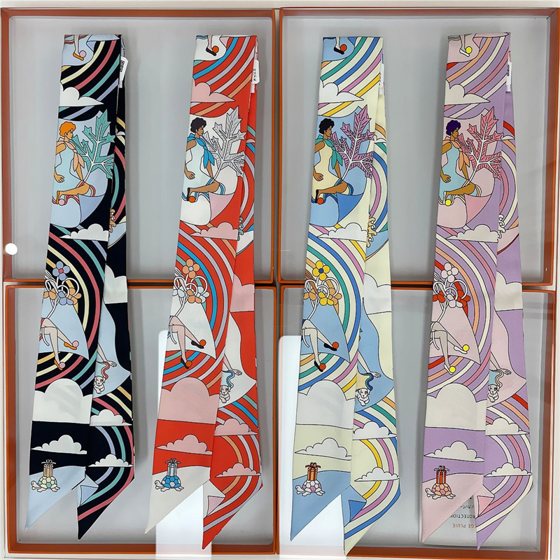 Women 100% Mulberry Silk Scarf - Ascot Neck Scarf reseña y precio