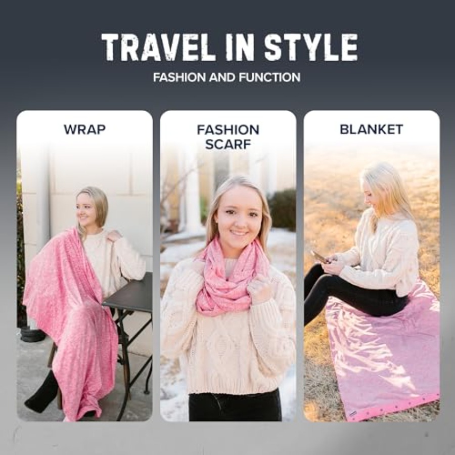 Infinity Travel Scarf Loop wit - Infinity Scarf Knit reseña y precio
