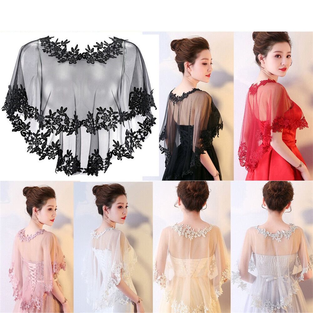 Women Party Bridal Casual Lace - Stole Wedding Shawl reseña y precio
