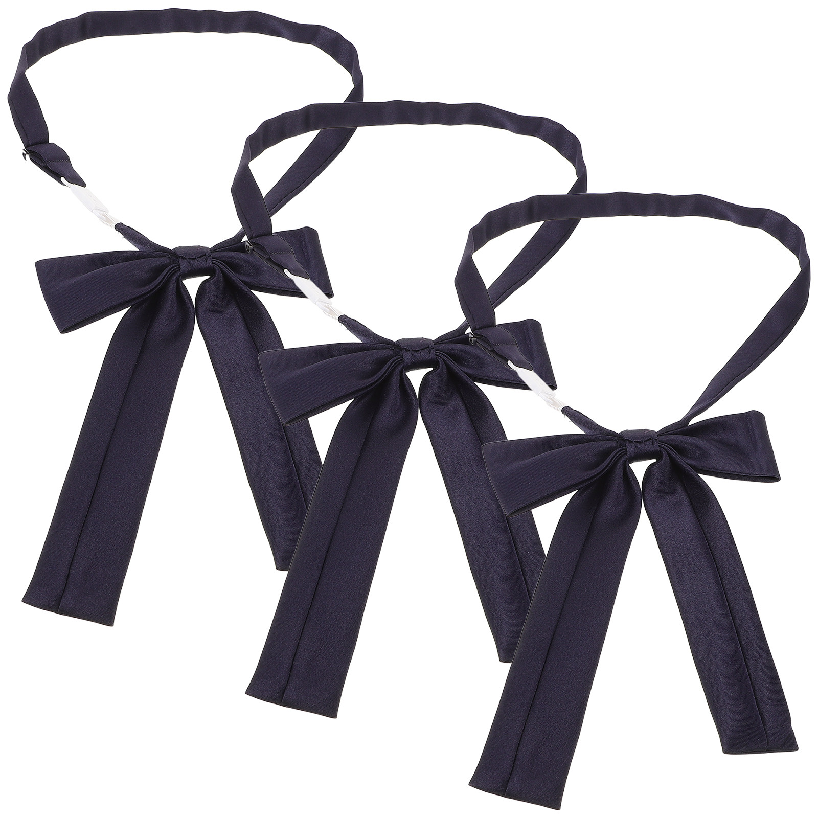 3Pcs Navy Bow Tie Set Women Pr - Bow Tie Pre Tied reseña y precio