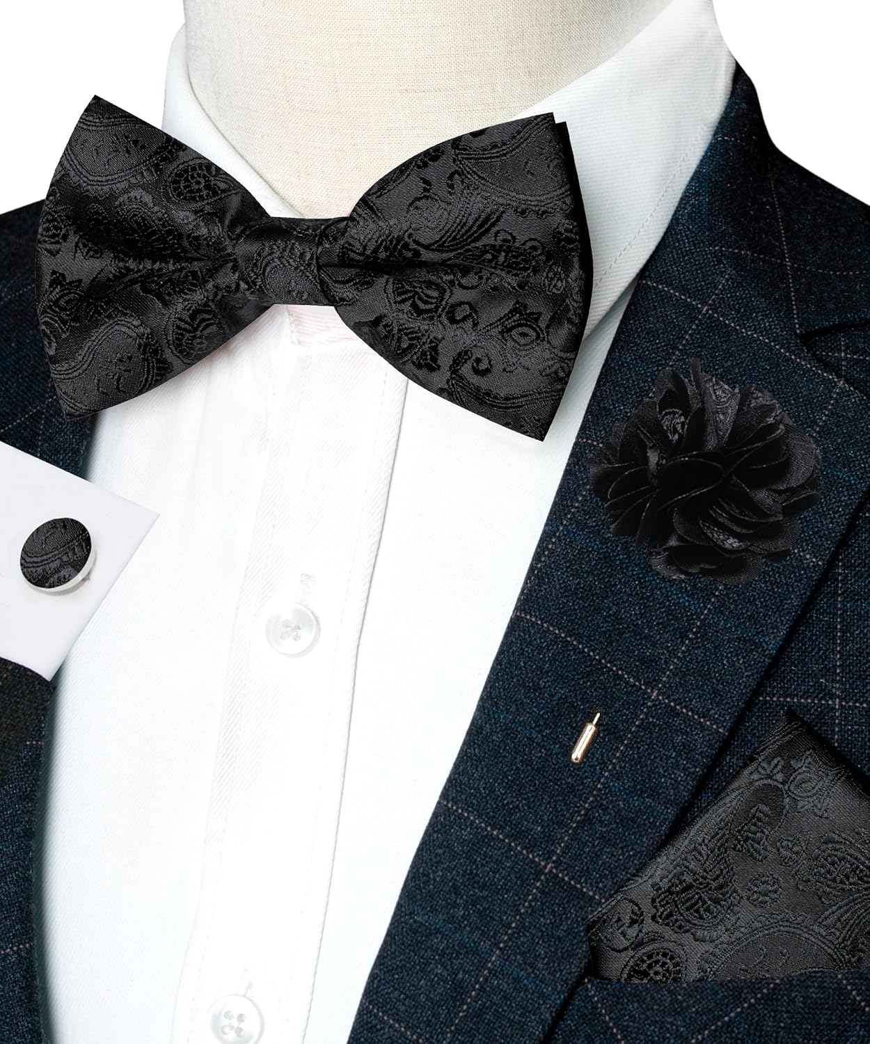Paisley Pre-tied Bow Tie and P - Bow Tie Pre Tied reseña y precio
