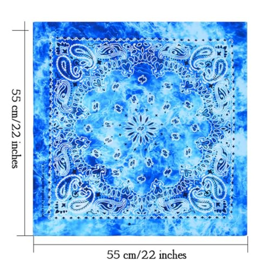 URATOT 6 Pack Tie Dye Bandana  - Handkerchief Cotton Men reseña y precio