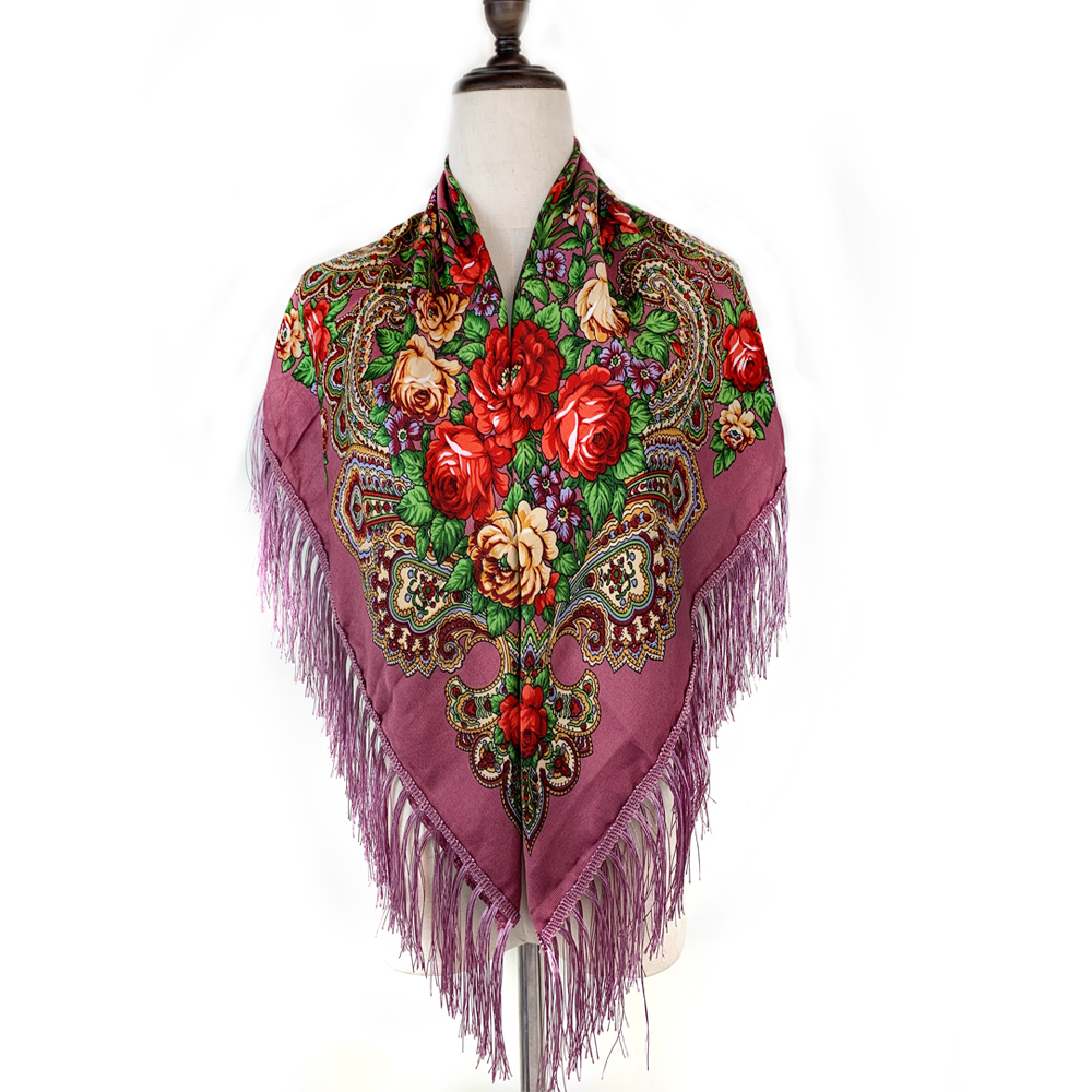 115*115cm Luxury Floral Print  - Bandana Cotton reseña y precio