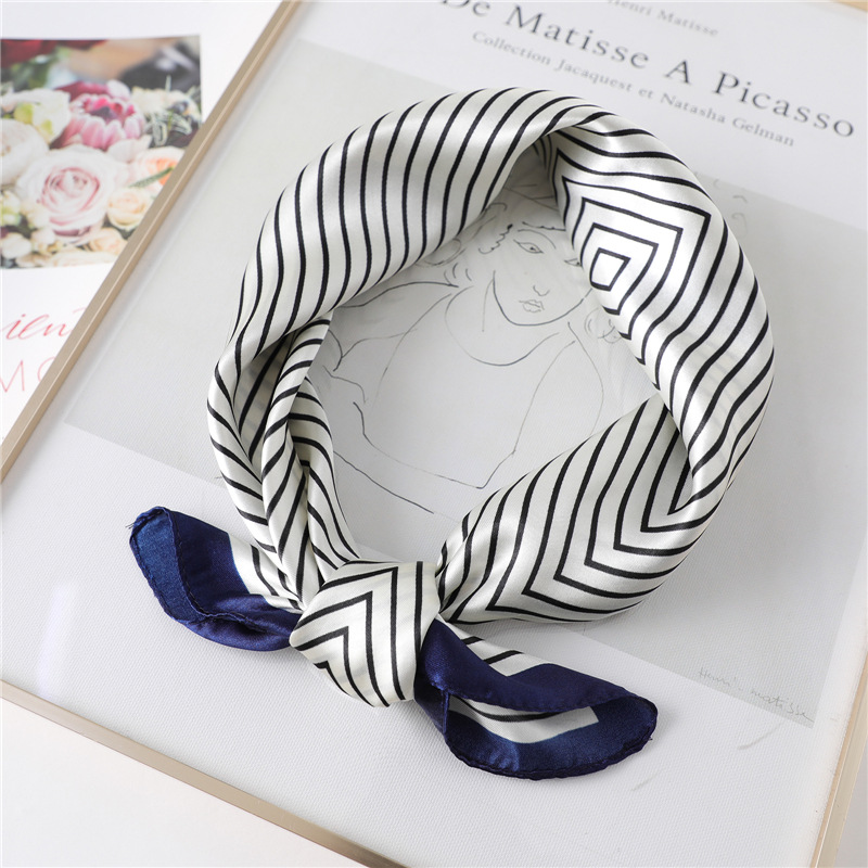 Luxury Stripe Silk Square Scar - Silk Tie Striped reseña y precio