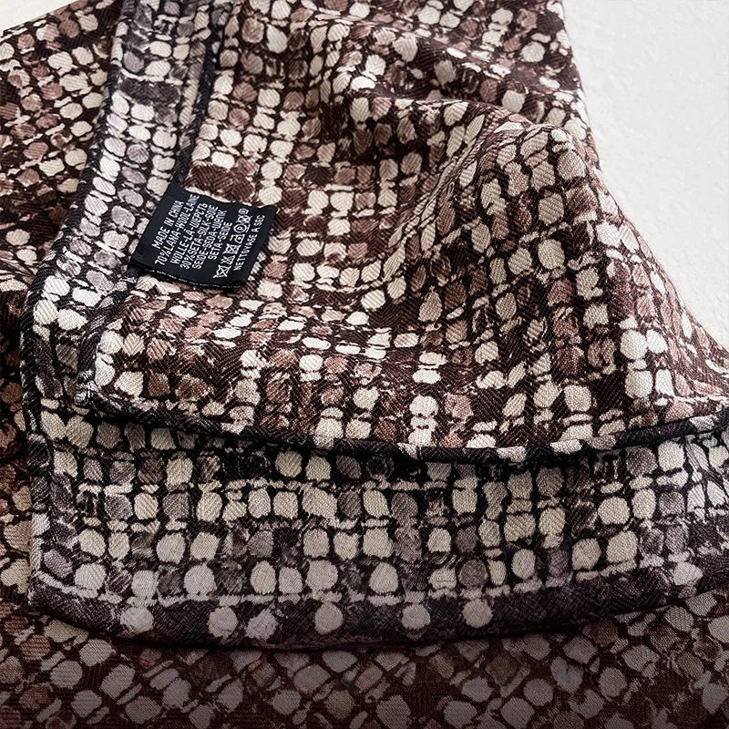 70% Wool 30% Silk Scarves for  - Muffler Men Wool reseña y precio