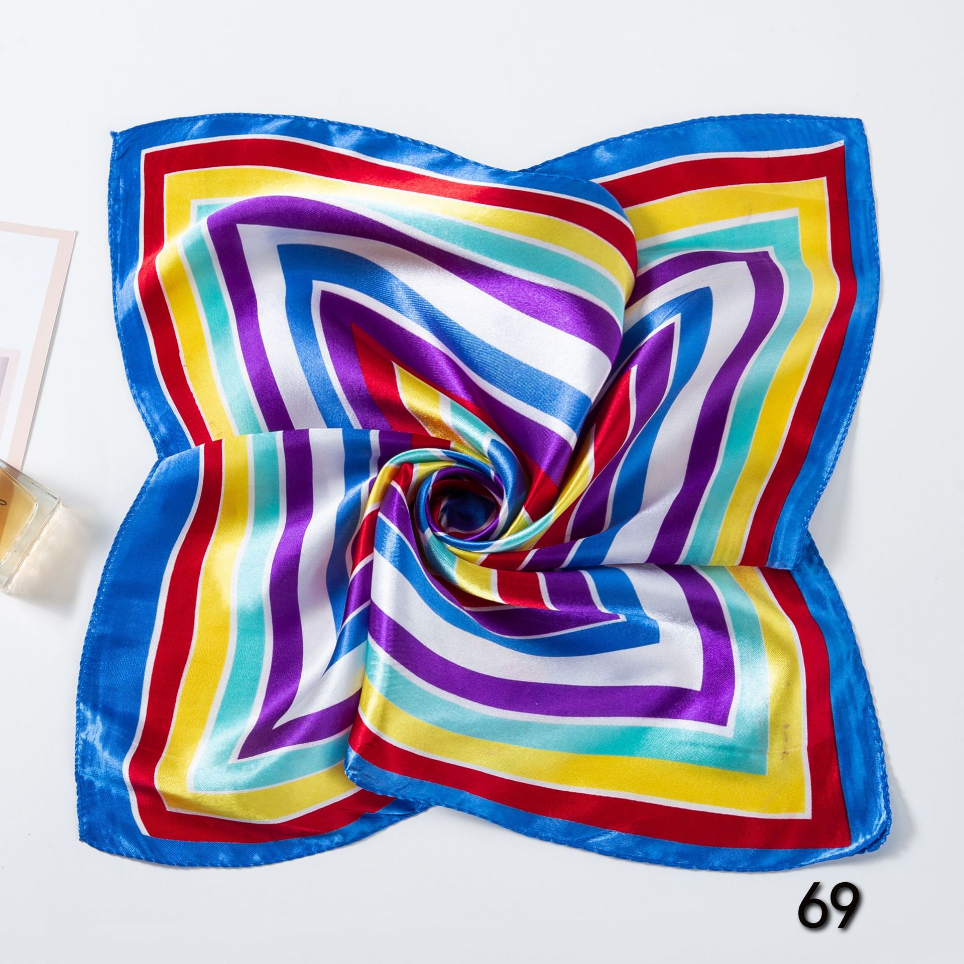 50*50cm Square Silk Scarves Sc - Ascot Neck Scarf reseña y precio