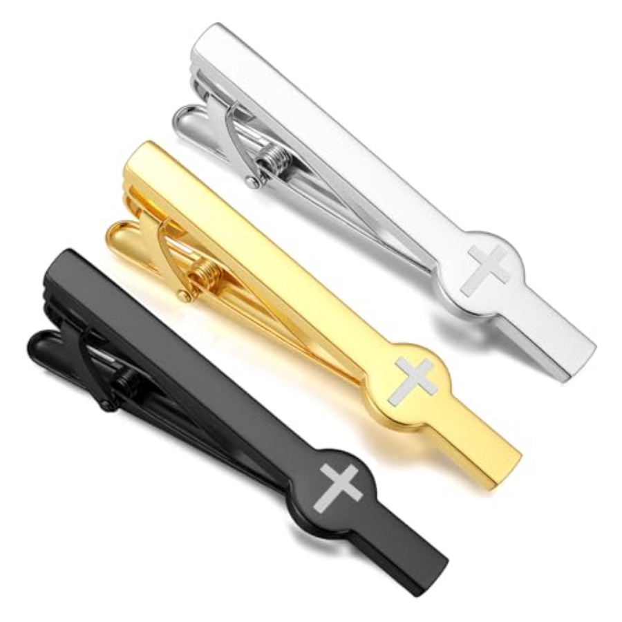 Tie Clips for Men 3Pcs Tie Bar - Tie Bar Set Gift reseña y precio