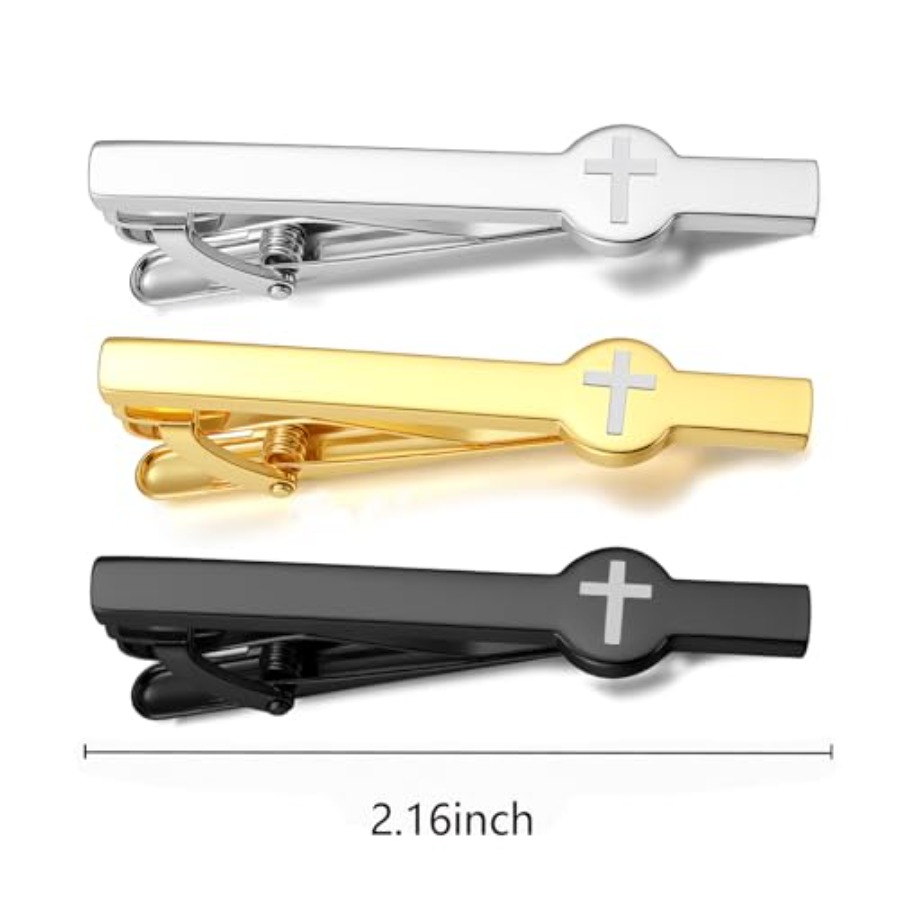 Tie Clips for Men 3Pcs Tie Bar - Tie Bar Set Gift reseña y precio