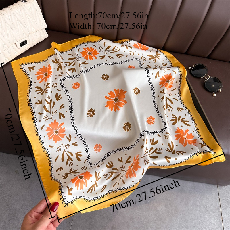 1Pc new printed fashion silk s - Silk Neck Scarf reseña y precio