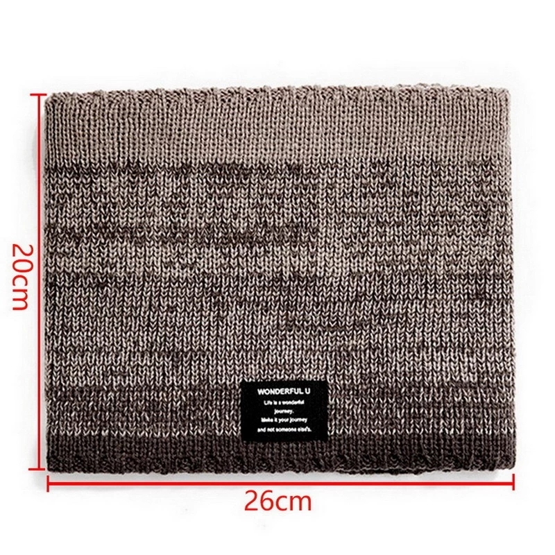 Winter Scarf for Men Fleece Ri - Handkerchief Cotton Men reseña y precio