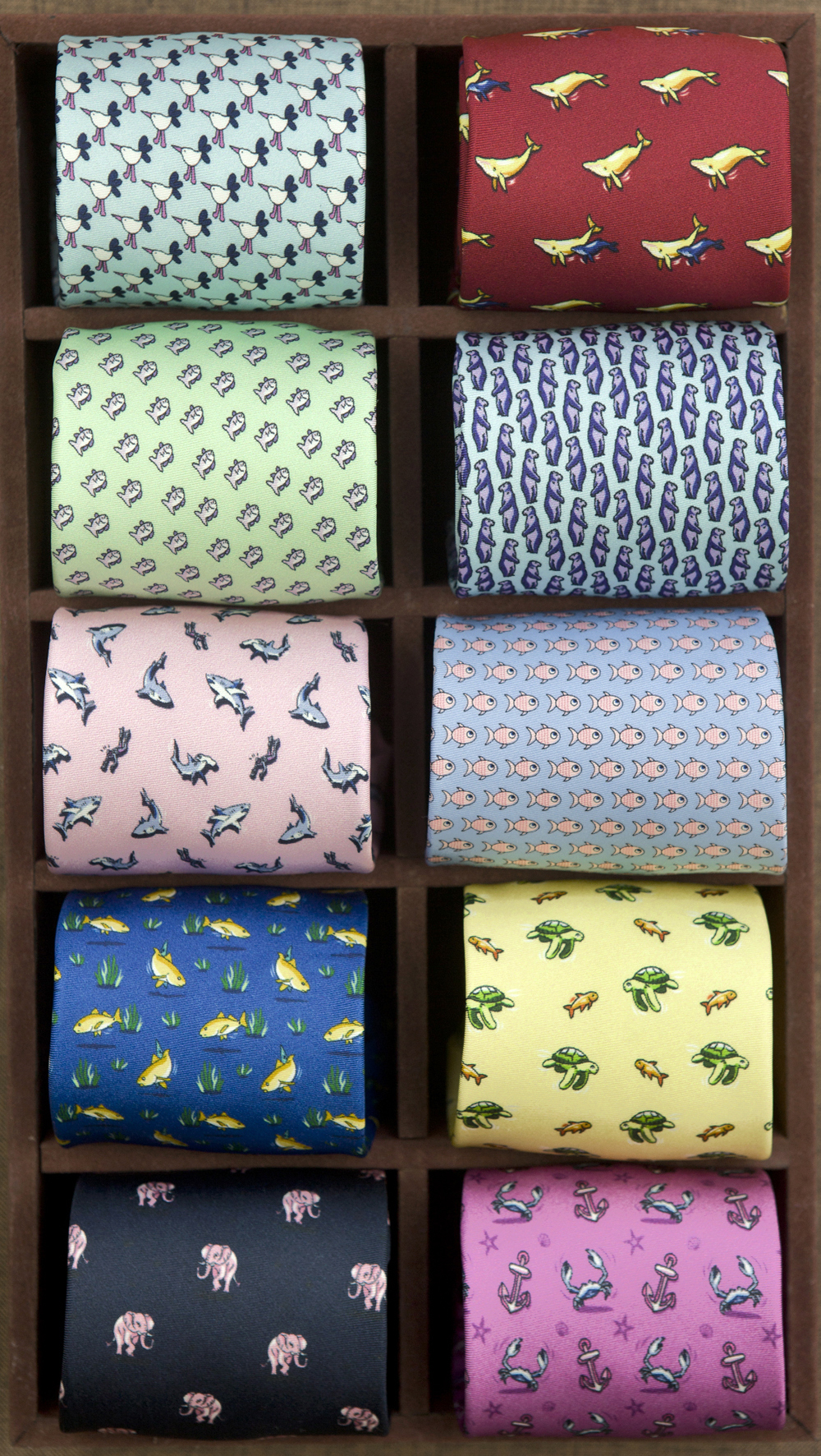 Multicolor Colorful Character  - Skinny Tie Men reseña y precio