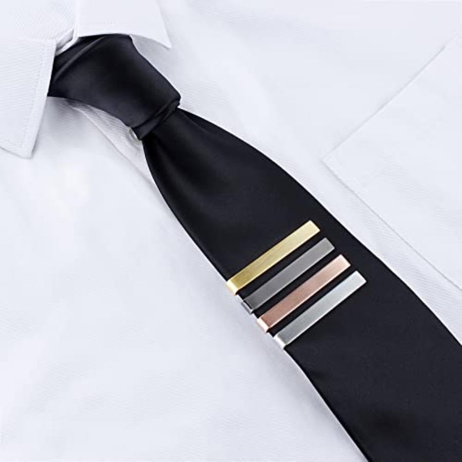 HAWSON 2 inch Tie Clips for Me - Tie Bar Set Gift reseña y precio