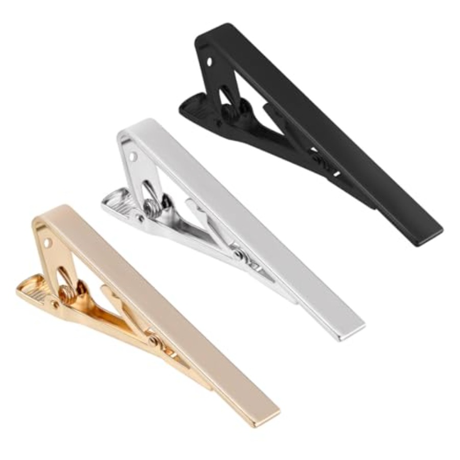 3 Pack Tie Clips for Men Tie B - Tie Bar Set Gift reseña y precio