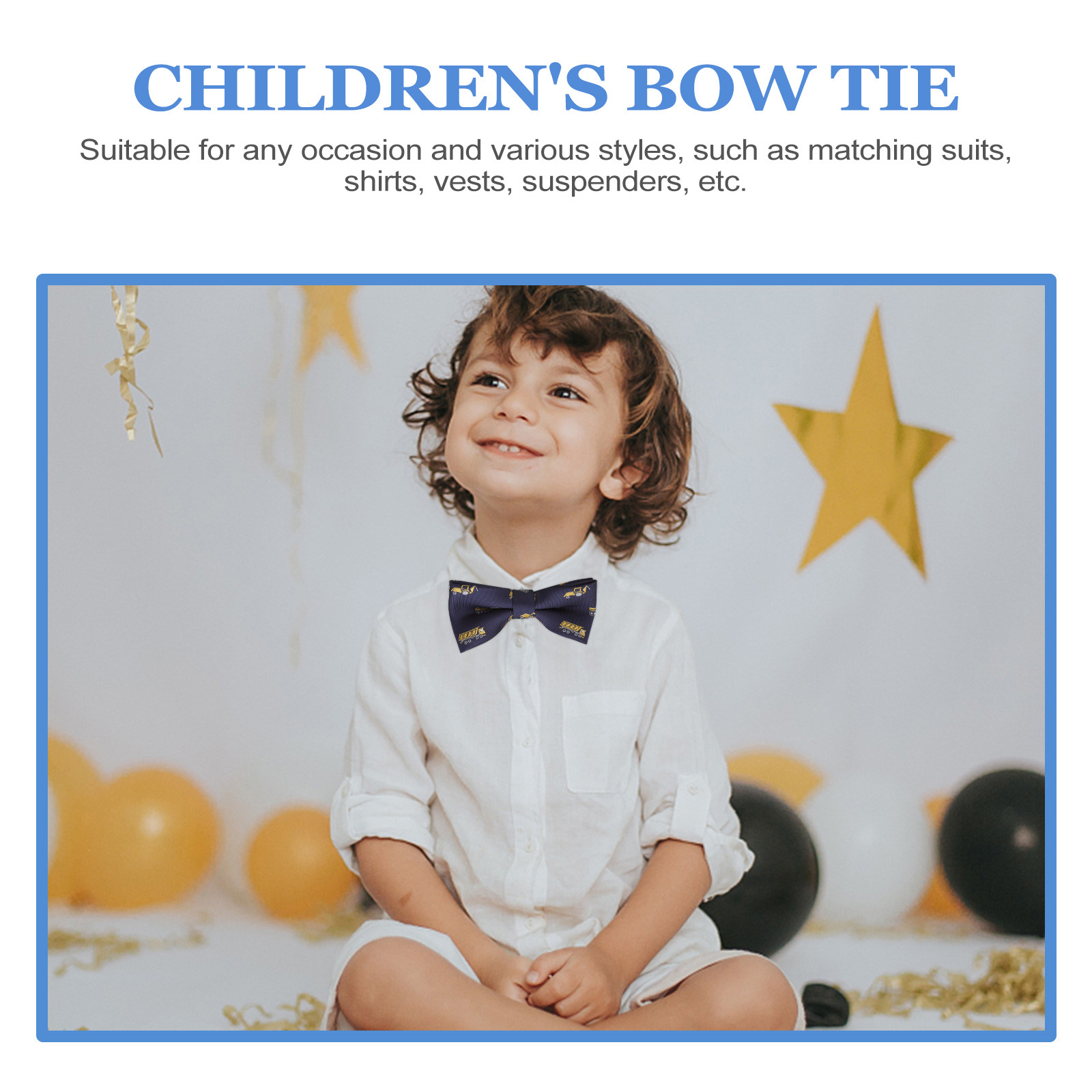 2Pcs Cartoon Bow Tie Kids Adju - Bow Tie Pre Tied reseña y precio