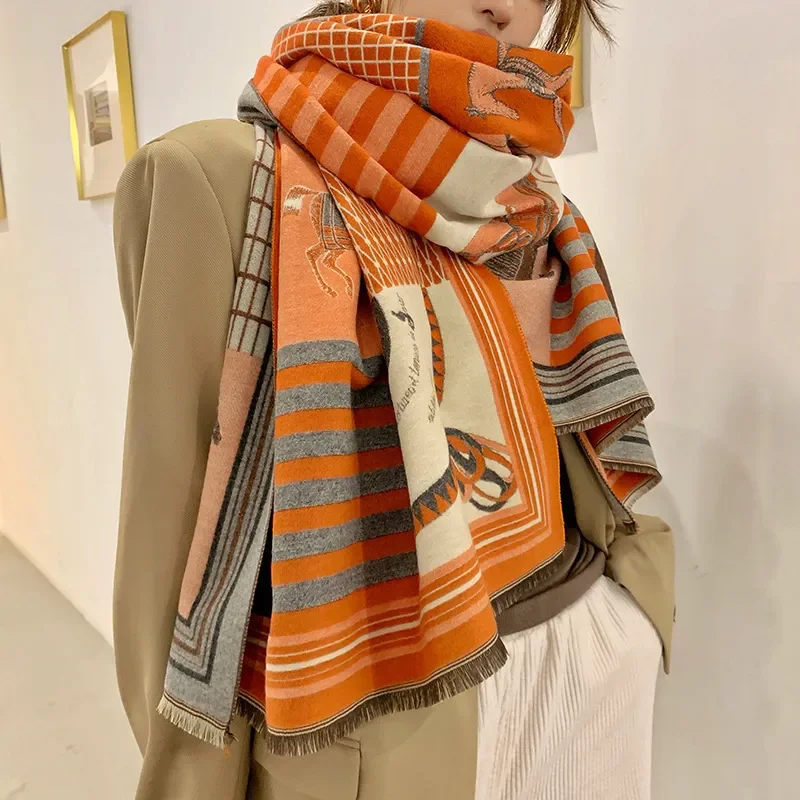 Throw Blanket Luxury Winter Ca - Woven Scarf Blanket reseña y precio