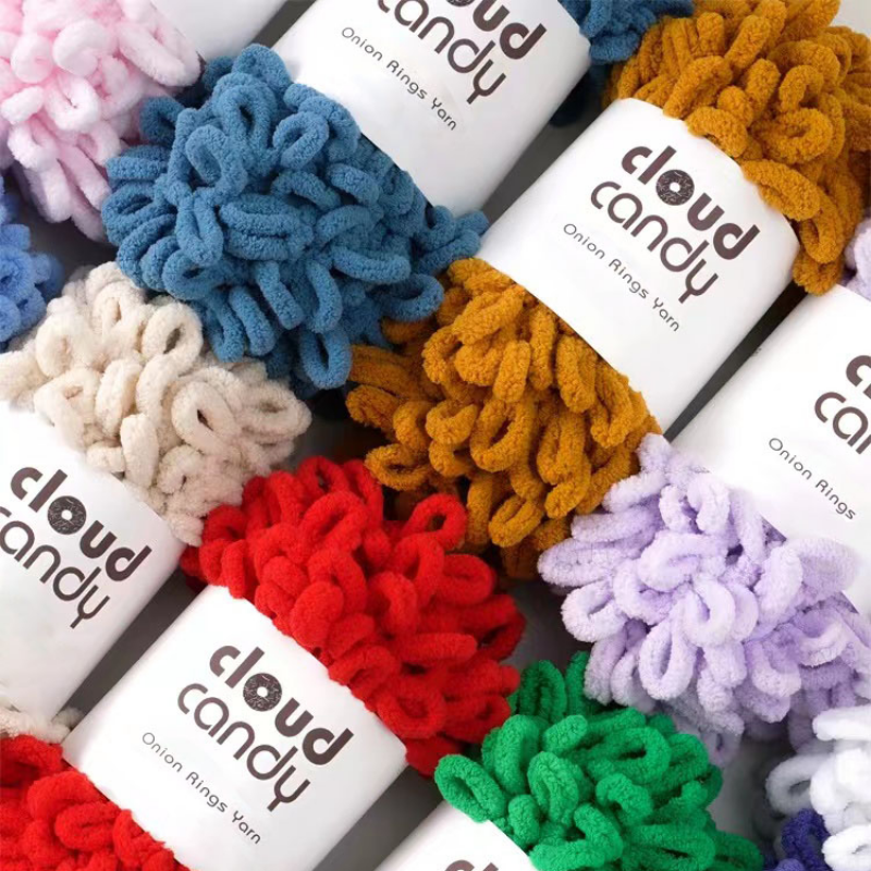 100g/Roll Finger Loop Yarn Thr - Woven Scarf Blanket reseña y precio