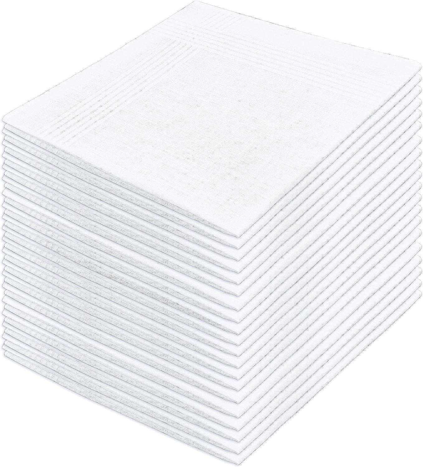 20 Pcs Cotton Handkerchiefs fo - Handkerchief Cotton Men reseña y precio