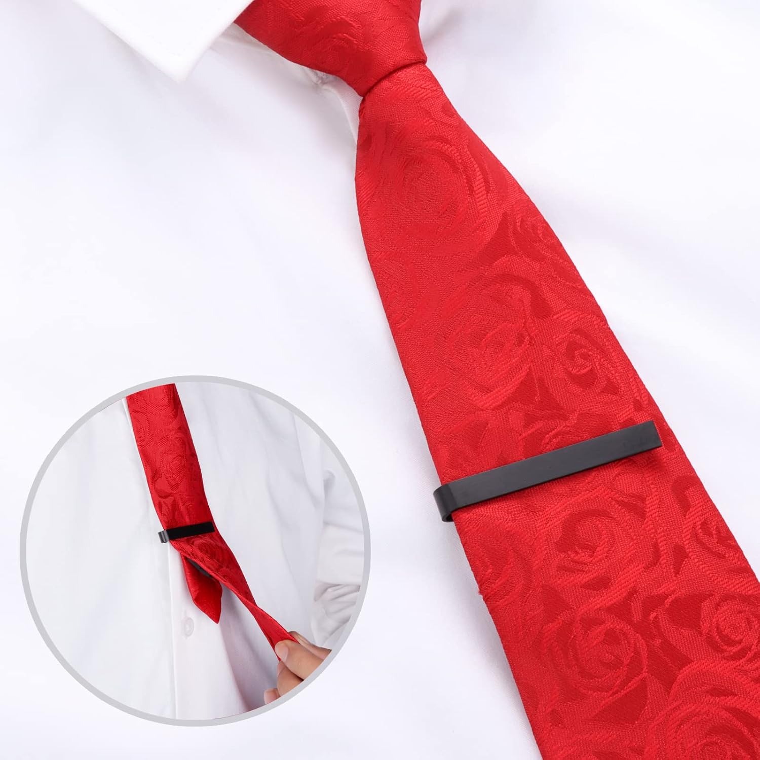 Skinny Tie Clip Bar Set, 2 Inc - Tie Bar Set Gift reseña y precio