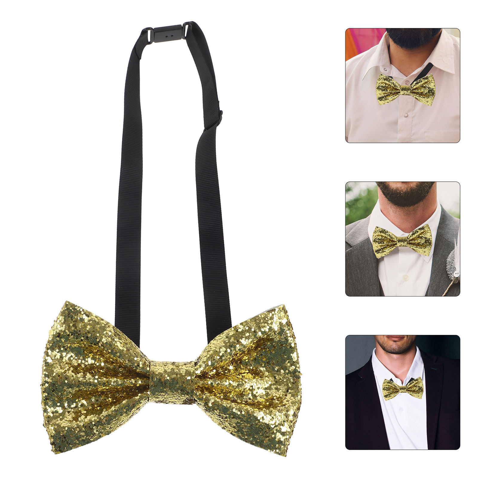 Glitter Bow Tie for Men Pre-Ti - Bow Tie Pre Tied reseña y precio