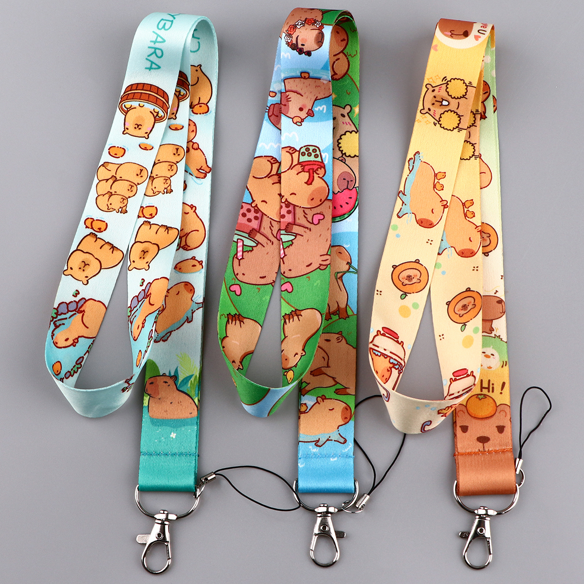 Cute Capybara Lanyards for Key - Lanyard Badge Holder reseña y precio