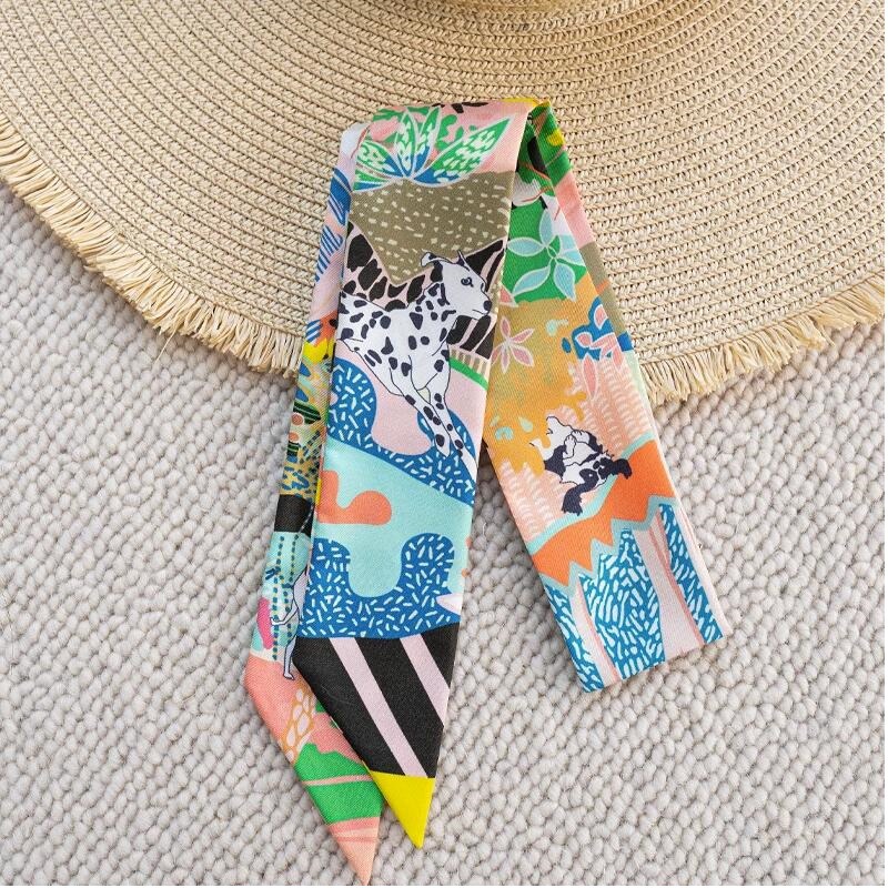 100% Silk Ring Scarf Neckerchi - Ascot Neck Scarf reseña y precio