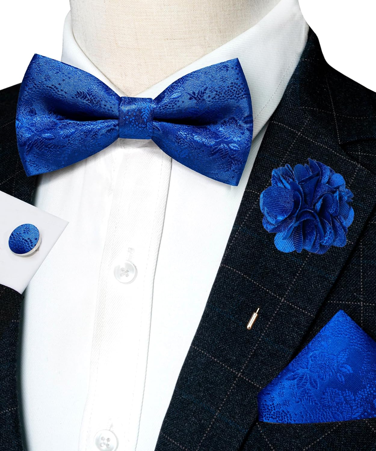 Floral Pre-tied Bow Tie Set wi - Bow Tie Pre Tied reseña y precio