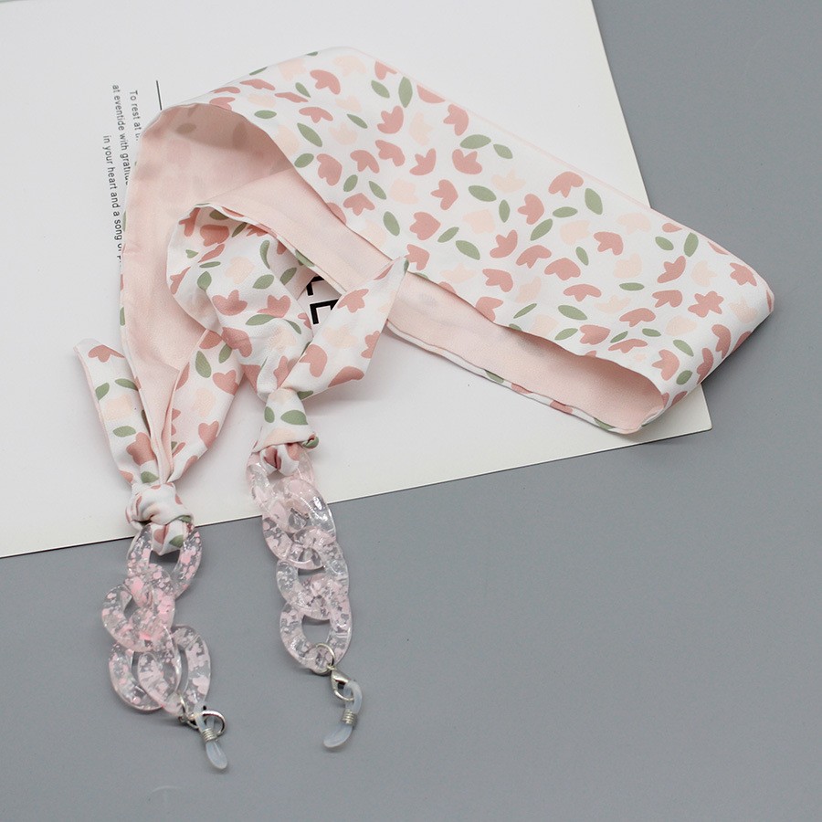 Bohemia Print Silk Scarf Glass - Silk Neck Scarf reseña y precio