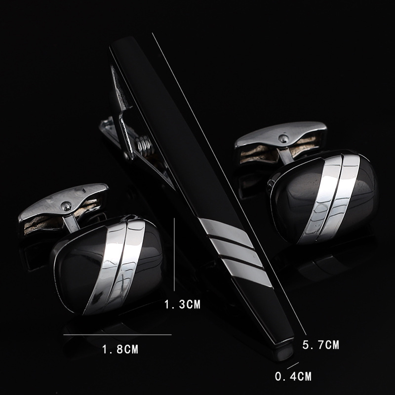 Mens Ties Clip Cufflinks Set S - Tie Bar Set Gift reseña y precio