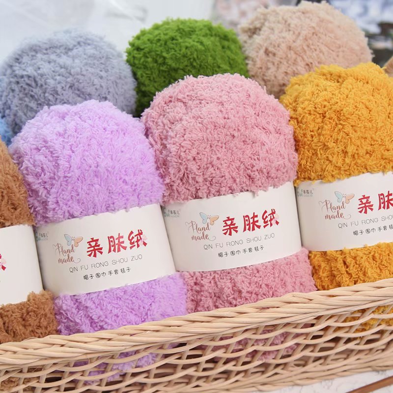 Chenille Plush Chunky Yarn for - Woven Scarf Blanket reseña y precio