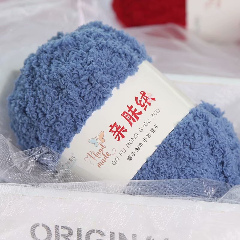 Chenille Plush Chunky Yarn for - Woven Scarf Blanket reseña y precio