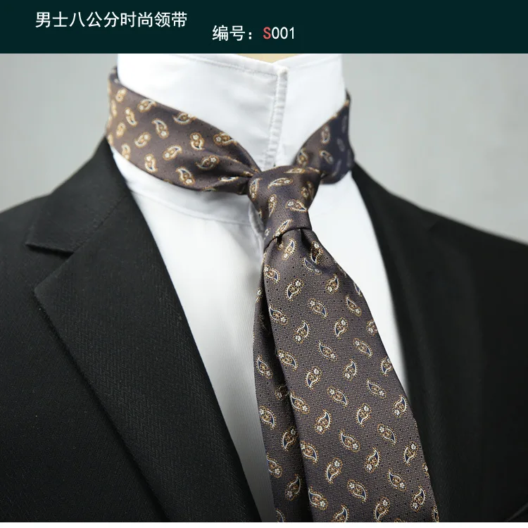 Linbaiway Business Floral Prin - Skinny Tie Men reseña y precio