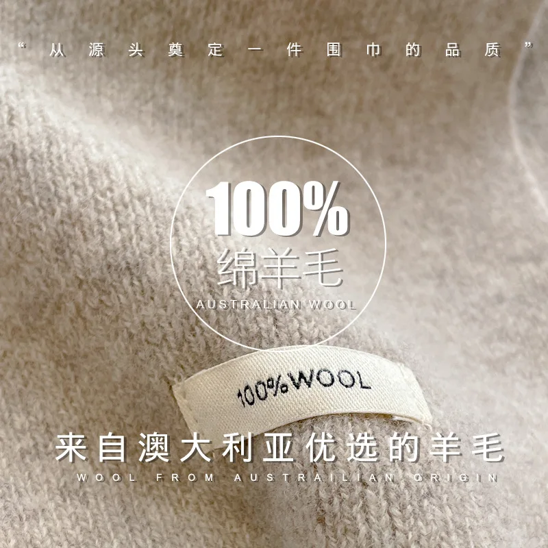 High Quality 100% Wool Scarf M - Muffler Men Wool reseña y precio